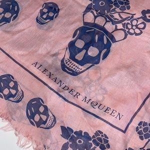 Authentic Alexander McQueen Skull Scarf